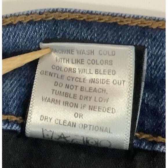 Flying monkey platinum jeans Women's Size 29 Skinny Embroidery Flower Distressed - Picture 13 of 13